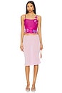 view 5 of 6 Jolie Corset Top in Fuchsia