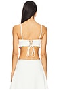 view 3 of 5 Mira Bra Top in White