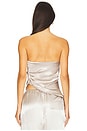 view 5 of 6 Estelle Tube Top in Silver