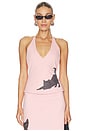 view 1 of 4 Collector Halter Top in Pink
