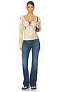 view 4 of 4 Saylor Long Sleeve Top in Treasure Hunt
