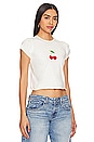 view 2 of 4 X Revolve Cherry Tee in White