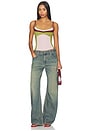view 5 of 4 CAMISOLA ARLO  in Purple & Green