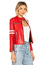 view 2 of 4 Ferrera Jacket in Red & White