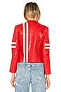 view 3 of 4 Ferrera Jacket in Red & White