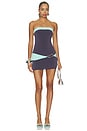 view 1 of 4 VESTIDO EOS COLOR BLOCKED MINI  in Blue