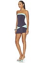 view 2 of 4 VESTIDO EOS COLOR BLOCKED MINI  in Blue