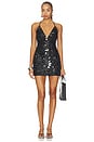 view 1 of 4 ROBE ZANA MINI  in Black Sequin
