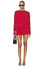 view 2 of 3 Blouson Mini Dress in Red