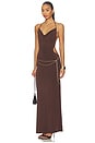 view 1 of 5 Suriya Maxi Dress in Chocolate