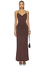 view 3 of 5 Suriya Maxi Dress in Chocolate