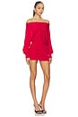view 3 of 4 Janine Mini Dress in Red