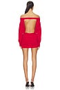 view 4 of 4 Janine Mini Dress in Red