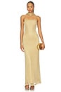 view 1 of 5 VESTIDO DANIELA in Gold