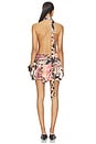view 3 of 4 Indi Halter Scarf Dress in Animalier Floral