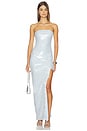 view 1 of 5 ROBE SEQUIN THEO MAXI in Ice Blue