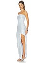view 3 of 5 ROBE SEQUIN THEO MAXI in Ice Blue