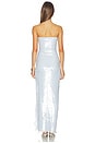 view 4 of 5 ROBE SEQUIN THEO MAXI in Ice Blue