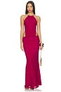 view 1 of 3 ROBE EVANNA MAXI in Berry