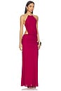 view 2 of 3 ROBE EVANNA MAXI in Berry