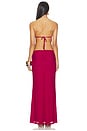view 3 of 3 ROBE EVANNA MAXI in Berry