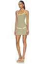 view 2 of 4 Celeste Mini Dress in Olive Stripe