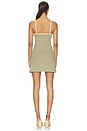 view 3 of 4 Celeste Mini Dress in Olive Stripe