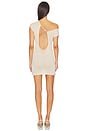 view 3 of 4 VESTIDO OFF SHOULDER in Gold Shimmer