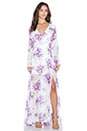 view 1 of 4 Sweet Floral Maxi Dress in Lilac