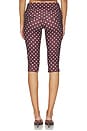 view 4 of 6 Vali Polka Dot Capri Pant in Chocolate & Baby Pink