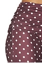 view 6 of 6 Vali Polka Dot Capri Pant in Chocolate & Baby Pink