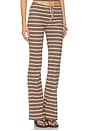 view 2 of 6 Dillon 2.0 Pant in Brown Multi Stripe