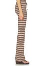 view 4 of 6 Dillon 2.0 Pant in Brown Multi Stripe