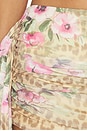 view 6 of 6 Risa Mini Skirt in Leopard Floral