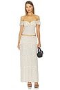 view 5 of 6 JUPE DENALI MAXI in White Polka