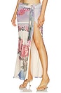 view 3 of 6 Raffie Maxi Skirt in Printed Mesh