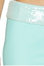 view 6 of 6 Sequin Foldover Midi Skirt in Aqua