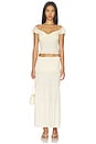 view 5 of 6 Denali Maxi Skirt in Bone