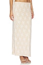 view 2 of 6 Karolina Maxi Skirt in White