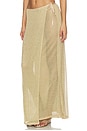 view 3 of 6 FALDA CYRENE TIE MAXI in Gold Shimmer