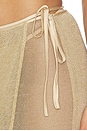 view 6 of 6 FALDA CYRENE TIE MAXI in Gold Shimmer