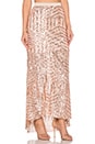 view 2 of 3 Girl Around Town Sequin Skirt in Blush