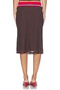 view 5 of 6 JUPE SERAH MIDI  in Chocolate
