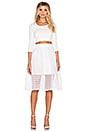 view 4 of 4 ЮБКА МИДИ TWIST in White