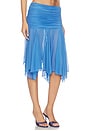 view 2 of 6 Clea Skirt in Cobalt