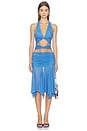 view 6 of 6 Clea Skirt in Cobalt