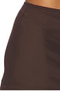 view 6 of 6 Octavia Mini Skirt in Chocolate