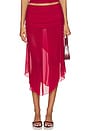 view 1 of 6 Mariana Skirt in Red
