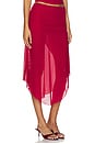 view 2 of 6 Mariana Skirt in Red