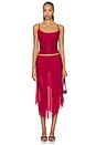 view 5 of 6 Mariana Skirt in Red